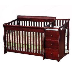 Tuscany 4 in 1 Convertable Crib & Changer