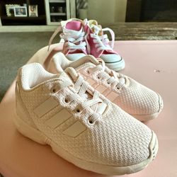 Girls Light Pink Adidas Like New! 
