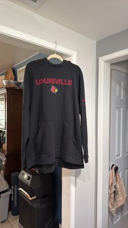 Louisville Cardinals Nice Heavyweight Black Pullover Hoodie