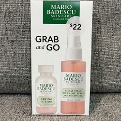 Brand New Mario Badescu Grab & Go Skincare Set 