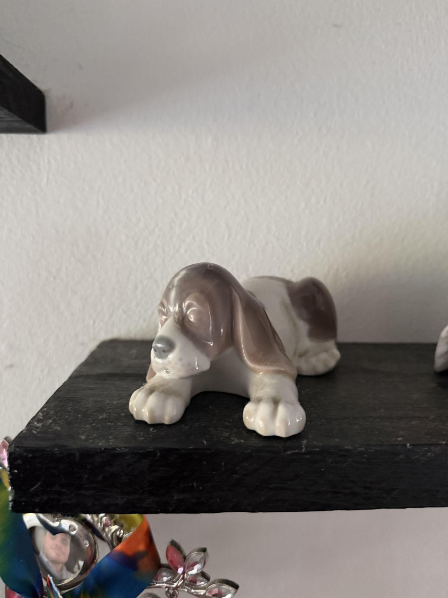 LLADRO "SLEEPY PUPPY" #1072 FIGURINE ~ BEAGLE PUPPY LYING ~ PERFECT!!! ~ ~