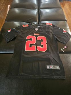 49ers Mens McCaffrey Black Jerseys $50ea Firm S M L Xl 2x 3x And 90ea 4x 5x