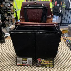 Occidental Leather 5564  Fastener Bag W/ Divided Nylon Double Bag 