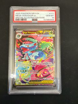 Pokemon PSA 10 Mega Venusaur  #177