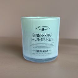 Gingersnap Pumpkin 11 oz natural soy blend candle by Scentsational Soaps & Candles.