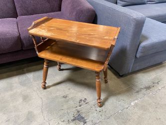 BAUMITTER Vintage MCM Two Tier NightStand