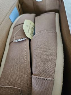 TOMS Classic LIGHT GREY/BEIGE CANVAS SIZE 6