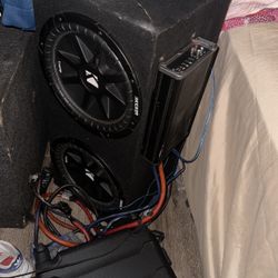 Kicker Comp 12in With 2400w Kicker Amp 