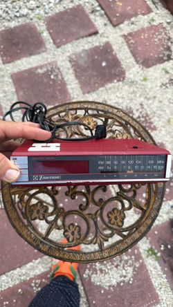 Radio reloj vintage