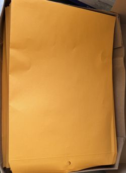 12 x 15 1/2 manilla Clasp envelopes