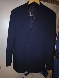 Vintage Austin Reed Navy Blazer & Arrow Tie ($120)