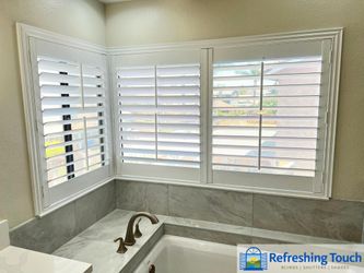 Wood & Vinyl Shutters – Perfect Home Décor Kitchen, Bathrooms, Living rooms, Bedrooms, ADU 909-681-7003