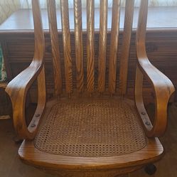 Oak Office Chair