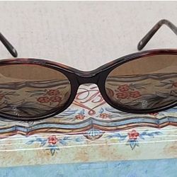 Brighton Sunglasses Made In The Shade With Case Brown 