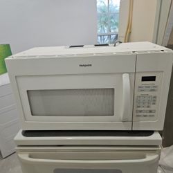 Microwave Over The Range Hotpoint Beige 