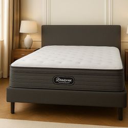BeatyRest Pressure SMART LUX King Size Mattress 15” Thick Pillow Top – Direct from Factory, Sealed in Plastic Ready for Same-Day Delivery!