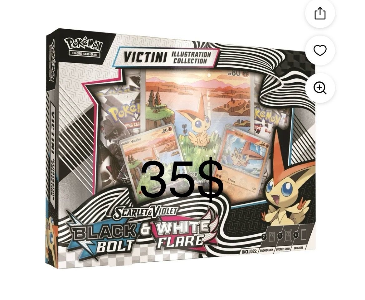 Black Bolt White Flare Victini Poster Collection Pokemon Cards