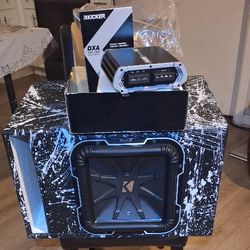 12 Inch Kicker L7 Q Kicker Anplifier 500 Whats