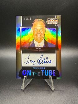 Tony Sirico “Pauly Walnuts” 2015 Panini Americana Auto Refractor /15