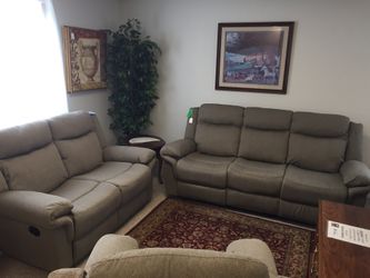 Reclining Sofa and Loveseat- new