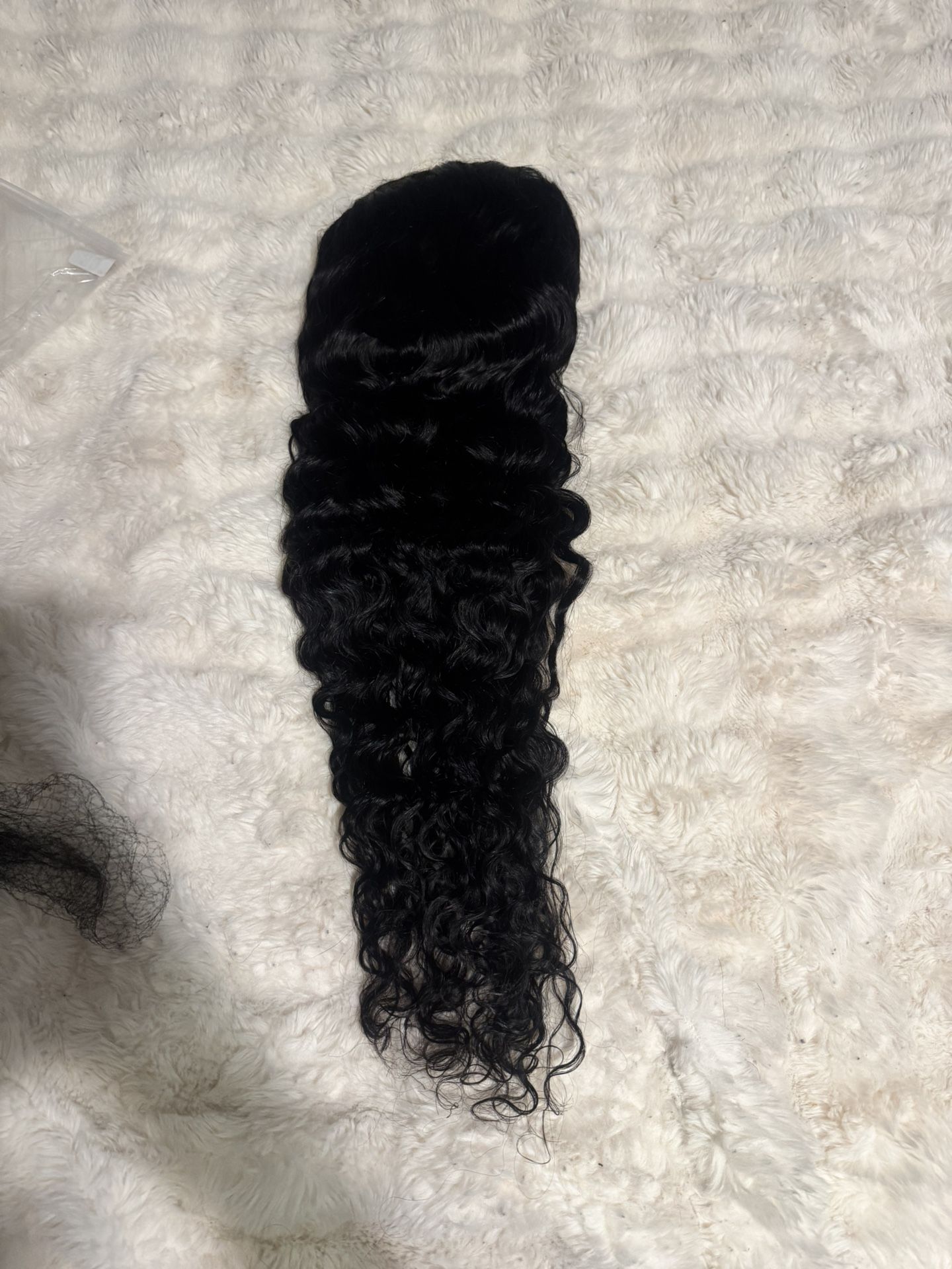30 Inch Water Wave 13x6 HD Lace Front Wigs Human Hair Pre Plucked 210 Density Wet and Wavy Curly Human Hair Wigs for Women with Hairline Water Wave Fr