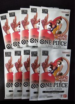 One piece round 1 packs