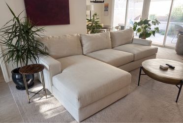 Modern Beige Sectional Couch