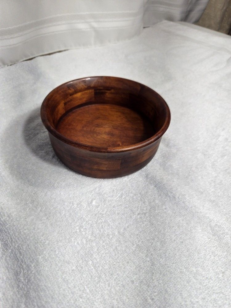 Small Wooden Bowl - Natural Wood (Set Of 12)