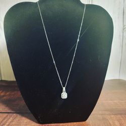 1 Carat Moissanite Necklace