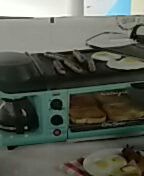 Nostalgia 3 in 1 Breakfast Maker Aqua Blue
