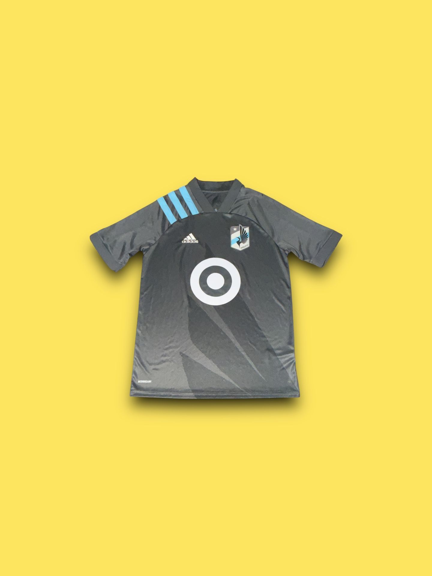 Adidas MLS Minnesota United FC  Gray Jersey Size Medium 