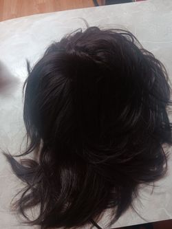 Dark brown wig NEVER WORN