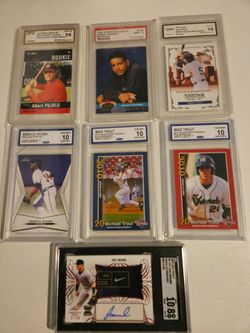 Graded cards. Make me an offer.
