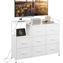 White Drawers/ TV Stand 
