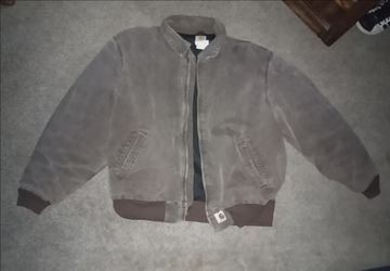 Vintage Carhartt XXL Coat J102 CHT Jacket Brown Mesh Lined