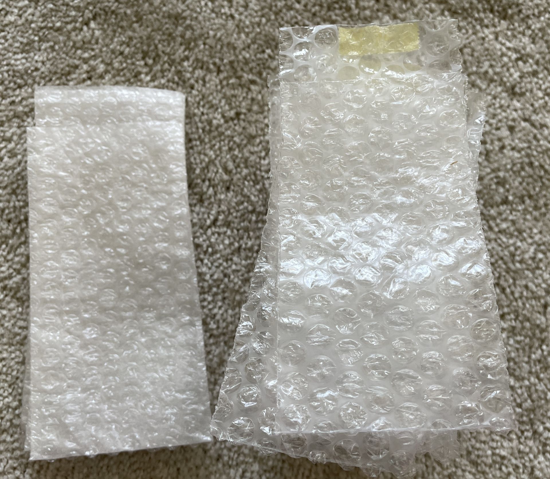 Lot Of 21 Small Bubble Wrap Pouches - 5.5”x3”