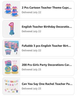 Ms Rachel decor kit