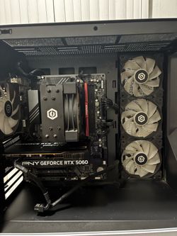 Custom Built Desktop PC with RTX 50608GB with amd Ryzen 7 8700f cpu 16GB RAM DDR5 1 TB 8 months used