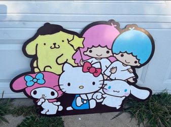 Hello Kitty Sanrio & Friends Wood Prop