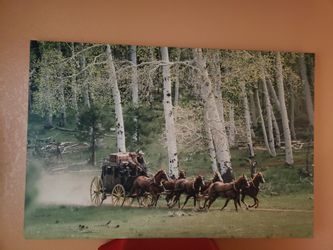 Original Wells Fargo Wall Art Over Size 