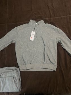 Alo Grey Quarter Zip