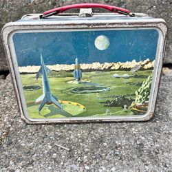 Vintage Spaceship Rock Lunchbox 