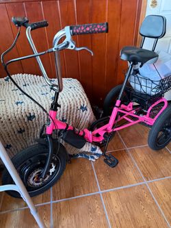Electric trike ready to ride
