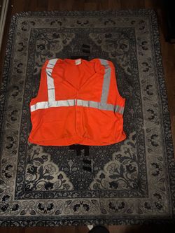 Orange work vest