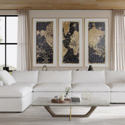 White Couch 5 Piece Cloud Couch