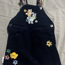 2T Bluey Overall Dress