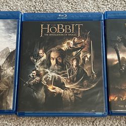 The Hobbit Film Series - 3 Blu Rays 