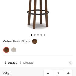 Valebeck Counter Height Stool- Ashley furniture 