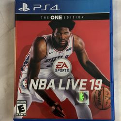 NBA Live 19 For Sony PlayStation 4 PS4 Video Game 