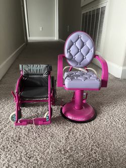American Girl Wheelchair & Salon Chair